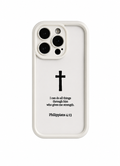 Philippians 4:13 Cross iPhone Case