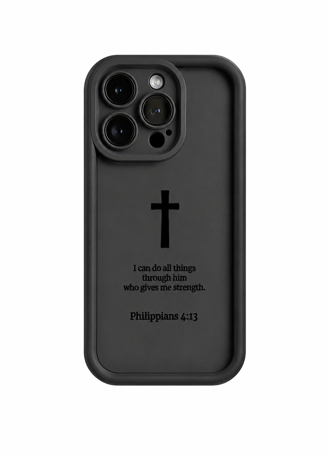 Philippians 4:13 Cross iPhone Case