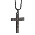 Lord's Prayer Cross Necklace