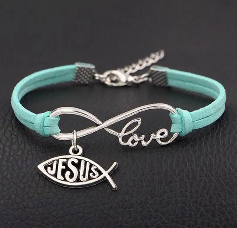 Jesus’s Infinite Love Velvet Rope Bracelet Collection