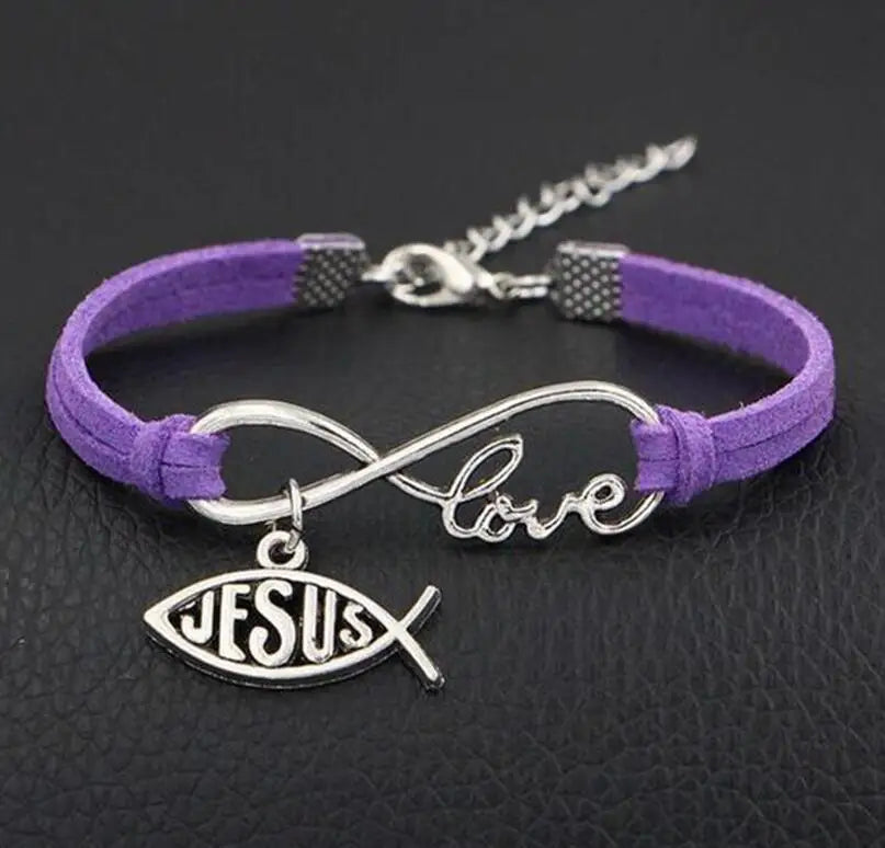 Jesus’s Infinite Love Velvet Rope Bracelet Collection