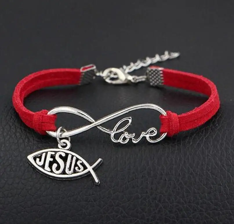 Jesus’s Infinite Love Velvet Rope Bracelet Collection