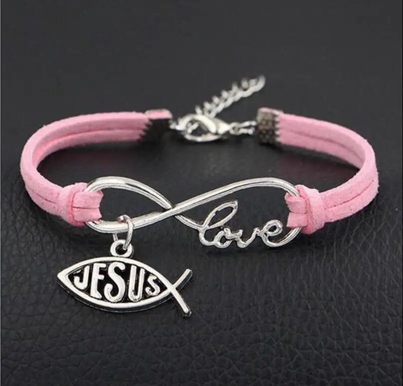 Jesus’s Infinite Love Velvet Rope Bracelet Collection