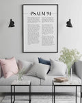 PSALM 91 Bibelvers Leinwandplakat