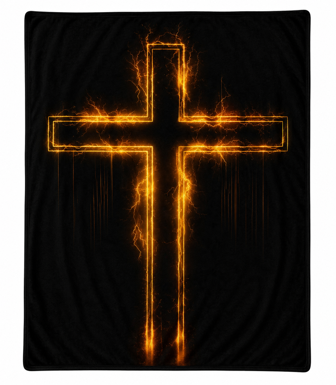 Fire Cross Soft Flannel Blanket