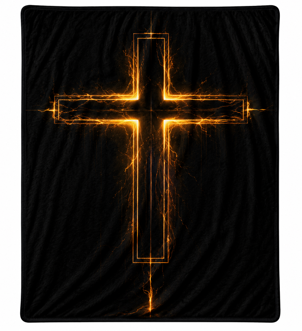 Fire Cross Soft Flannel Blanket
