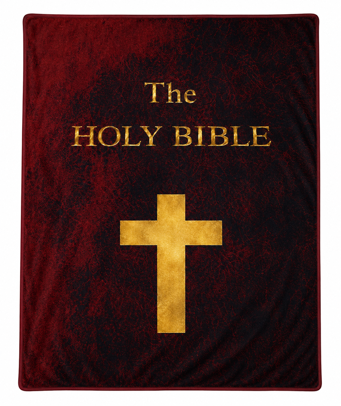THE HOLY BIBLE Soft Flannel Blanket