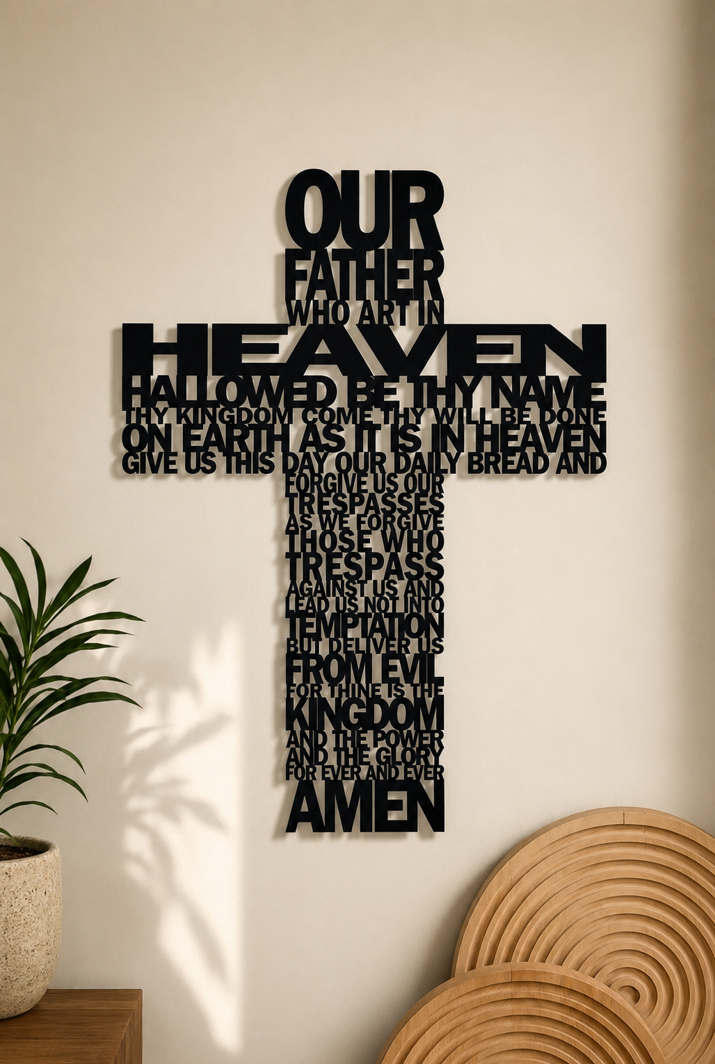 The Lord’s Prayer Metal Wall Decor