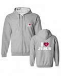 I Love Jesus Zip Hoodie