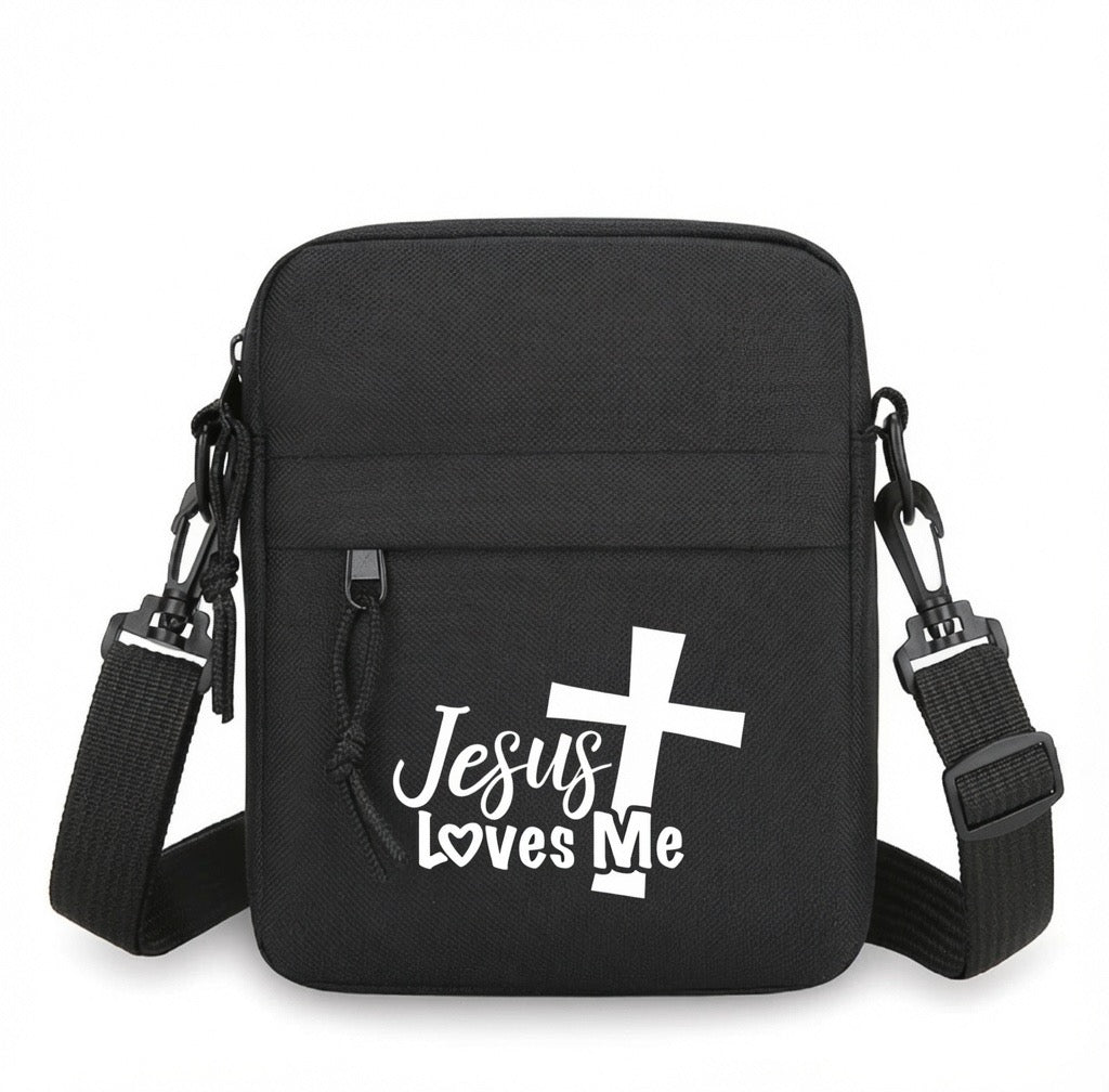 Jesus Loves Us Crossbody Bag