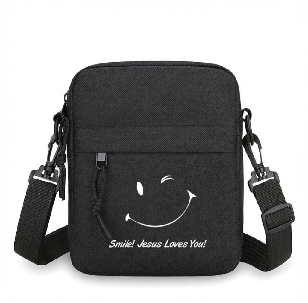 Jesus Loves Us Crossbody Bag