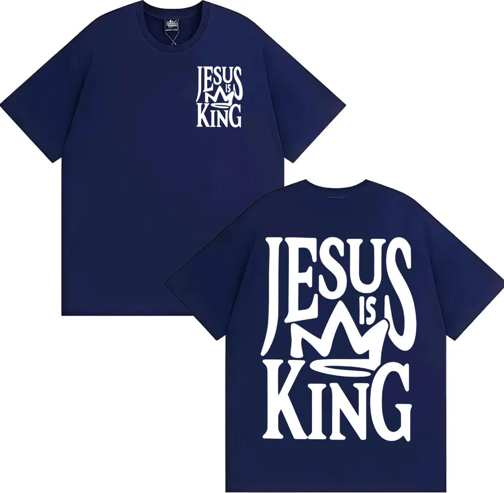 JESUS IS KING Oversized Vintage T-Shirt