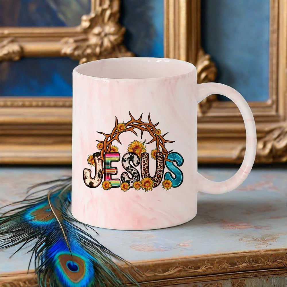 Colorful Ceramic Christian Mug Collection