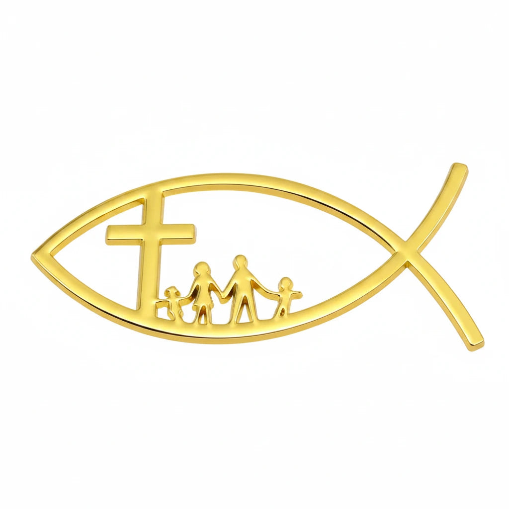 Ichthys 3D Metal Car Emblem