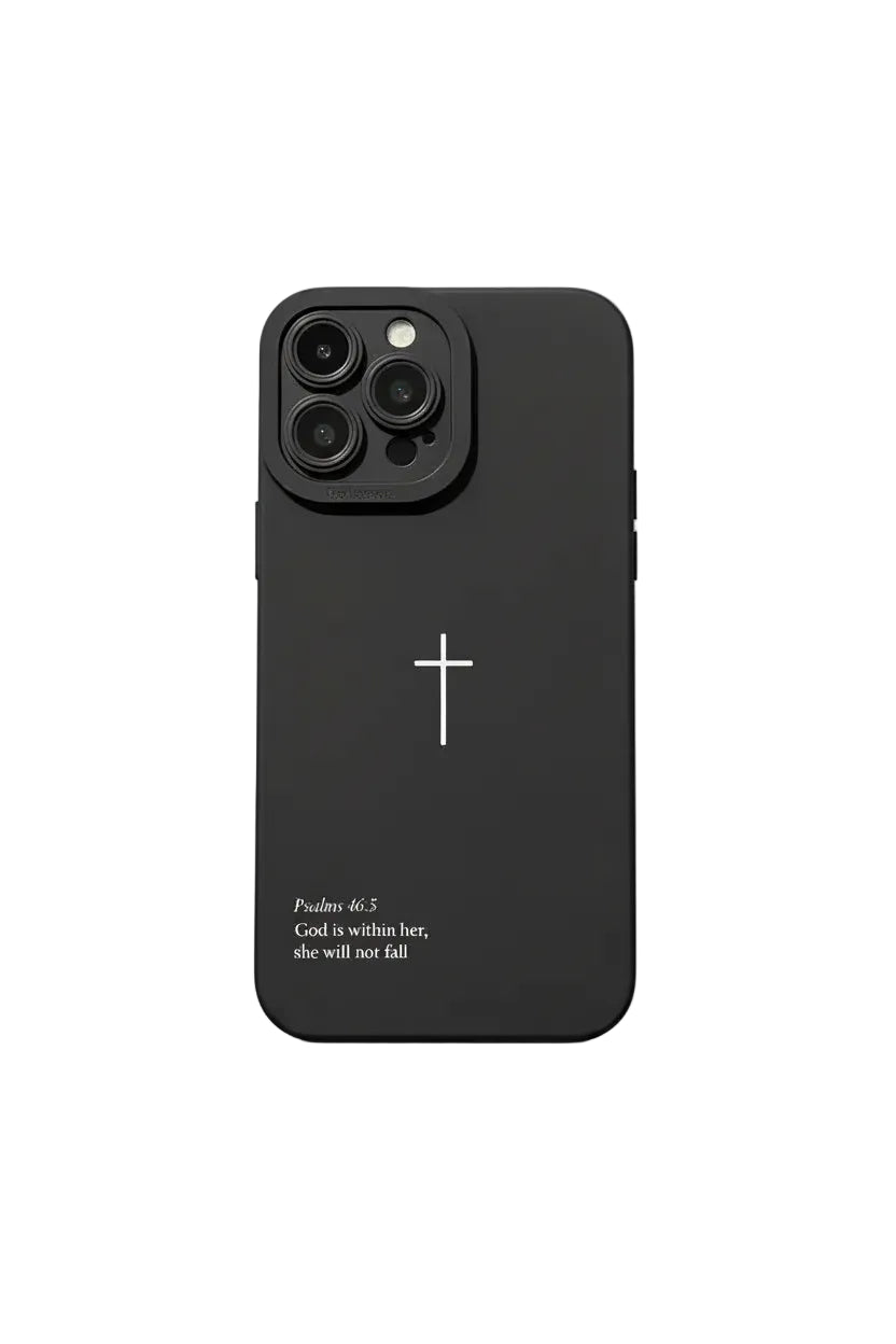 God is Within Her Cross iPhone Case