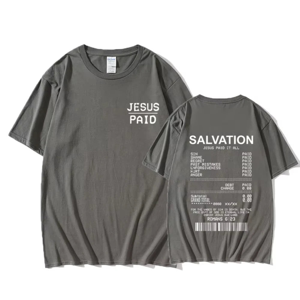 JESUS PAID Oversized T-Shirt Collection