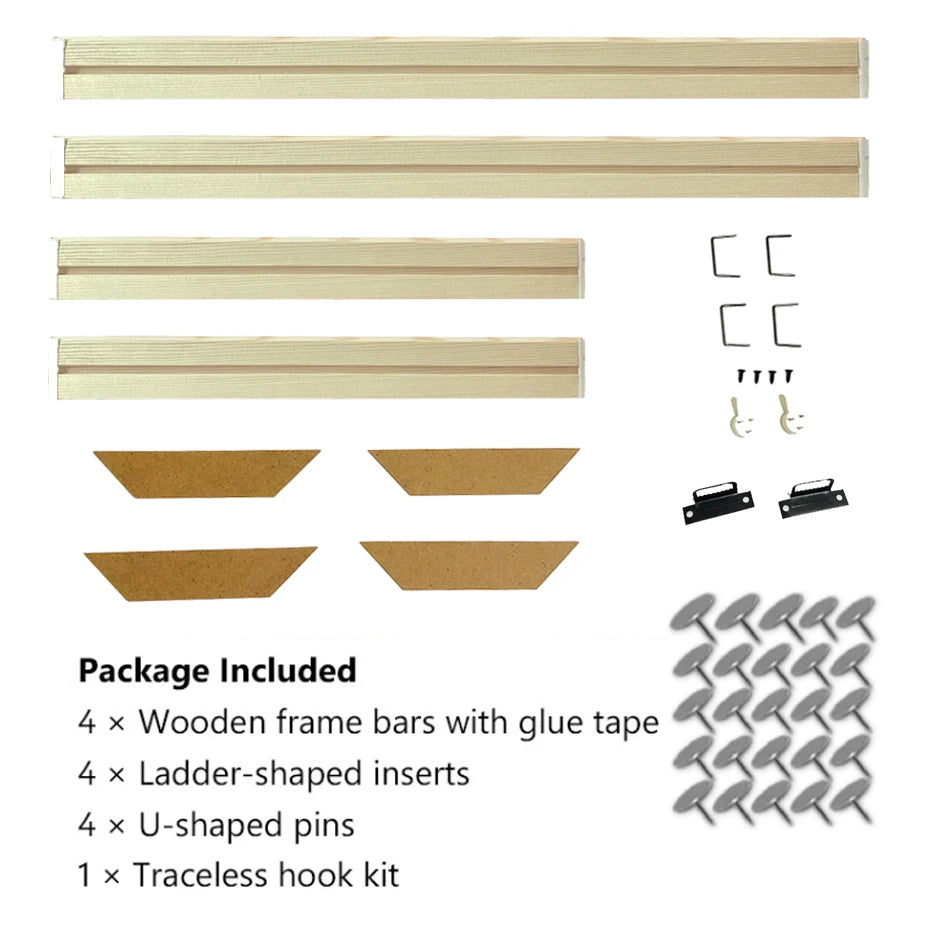 Wood Canvas Stretcher Frame Kit