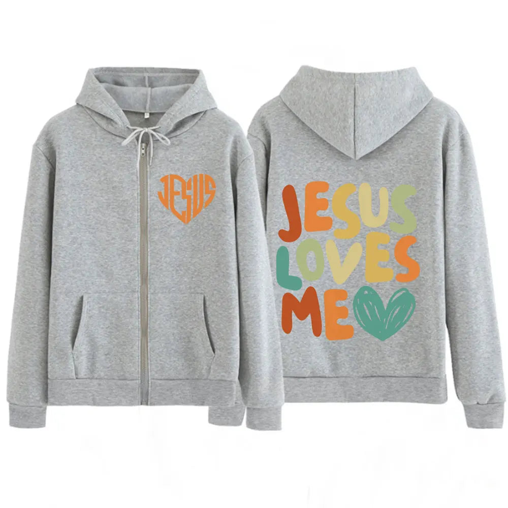 Jesus Loves Me Zip Hoodie Collection
