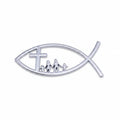 Ichthys 3D Metal Car Emblem