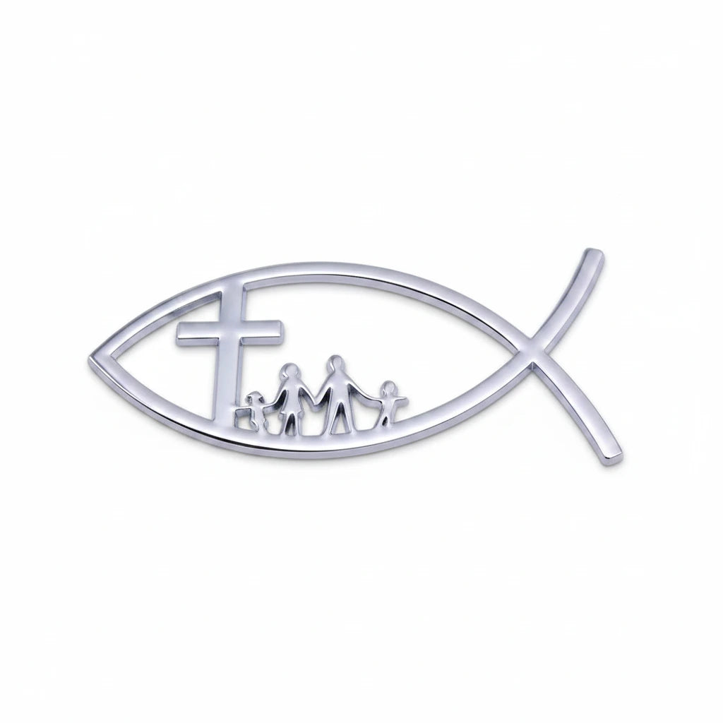 Ichthys 3D Metal Car Emblem