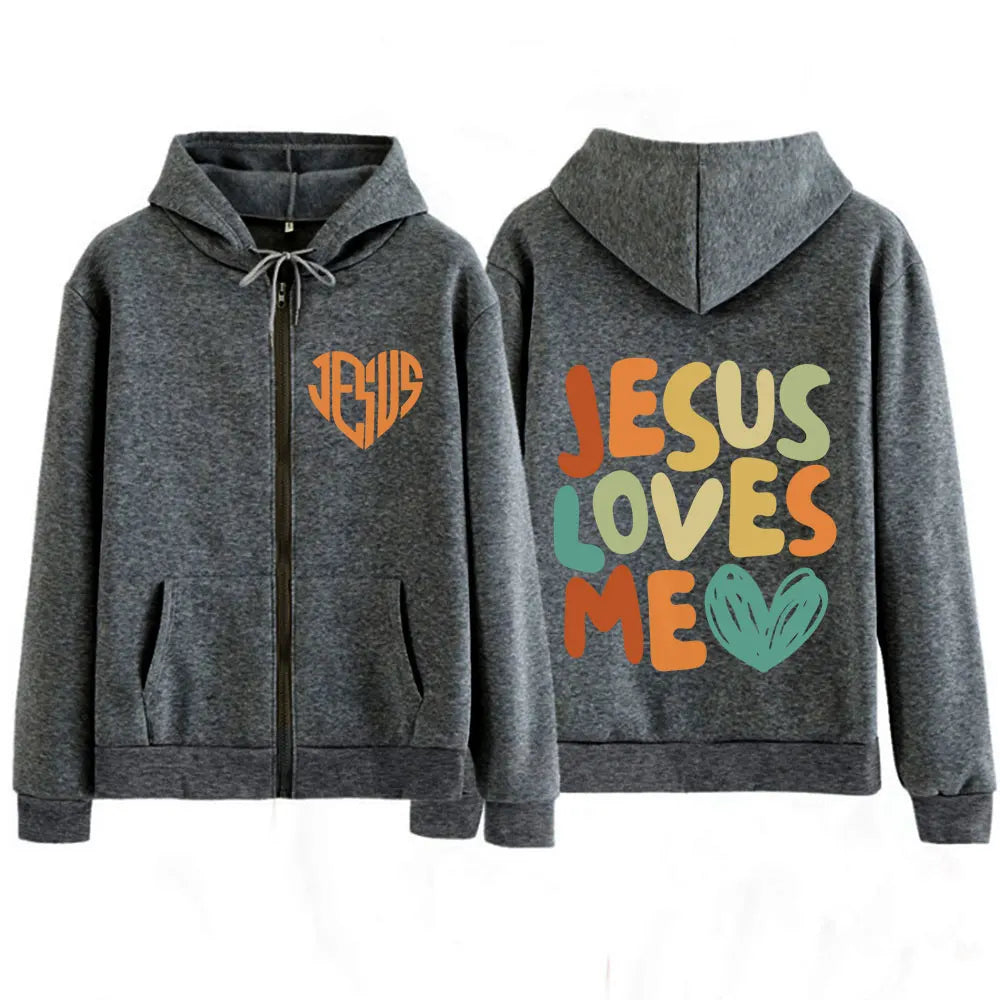 Jesus Loves Me Zip Hoodie Collection