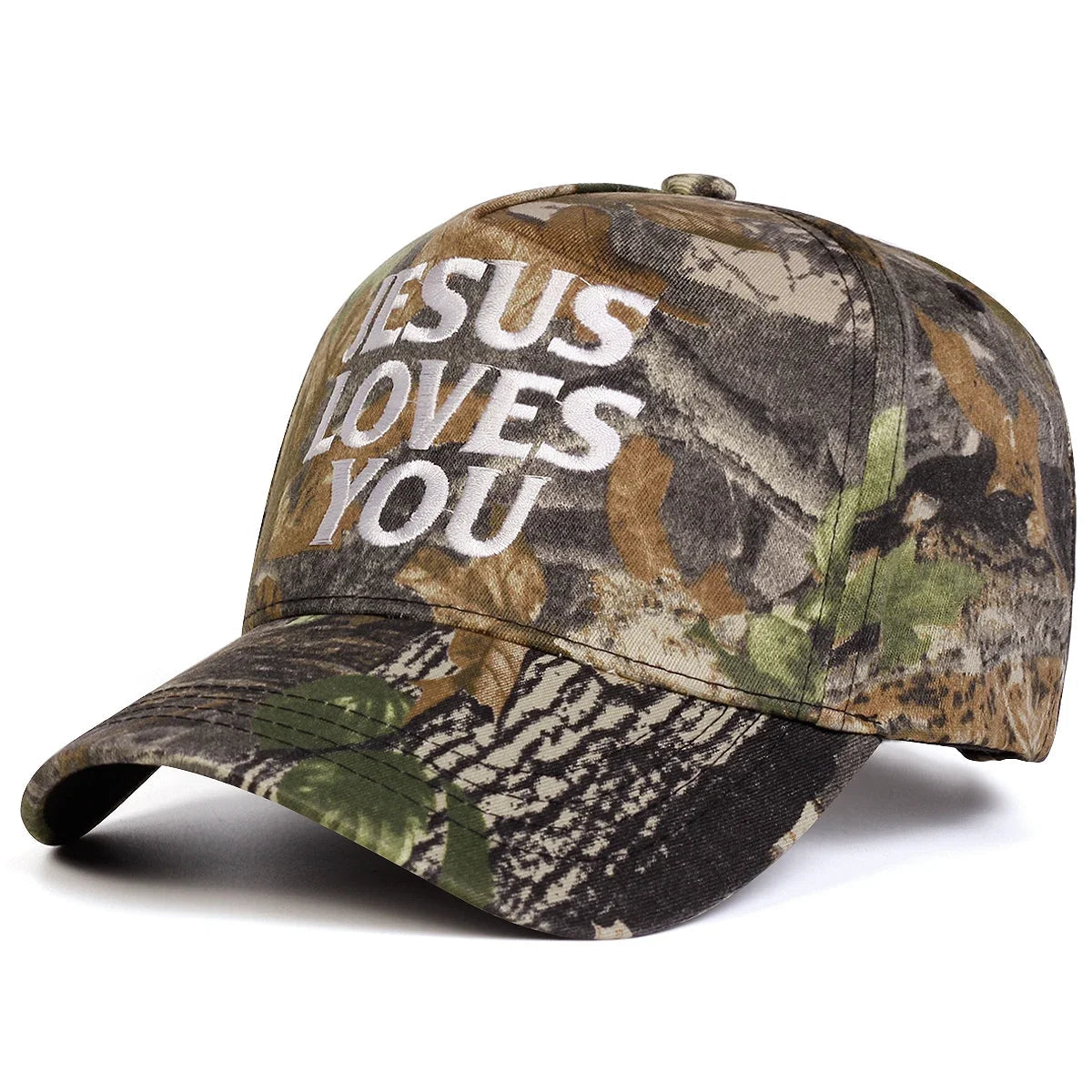 Jesus Loves You Embroidered Baseball Cap