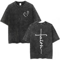 FAITH Cross Washed T-Shirt