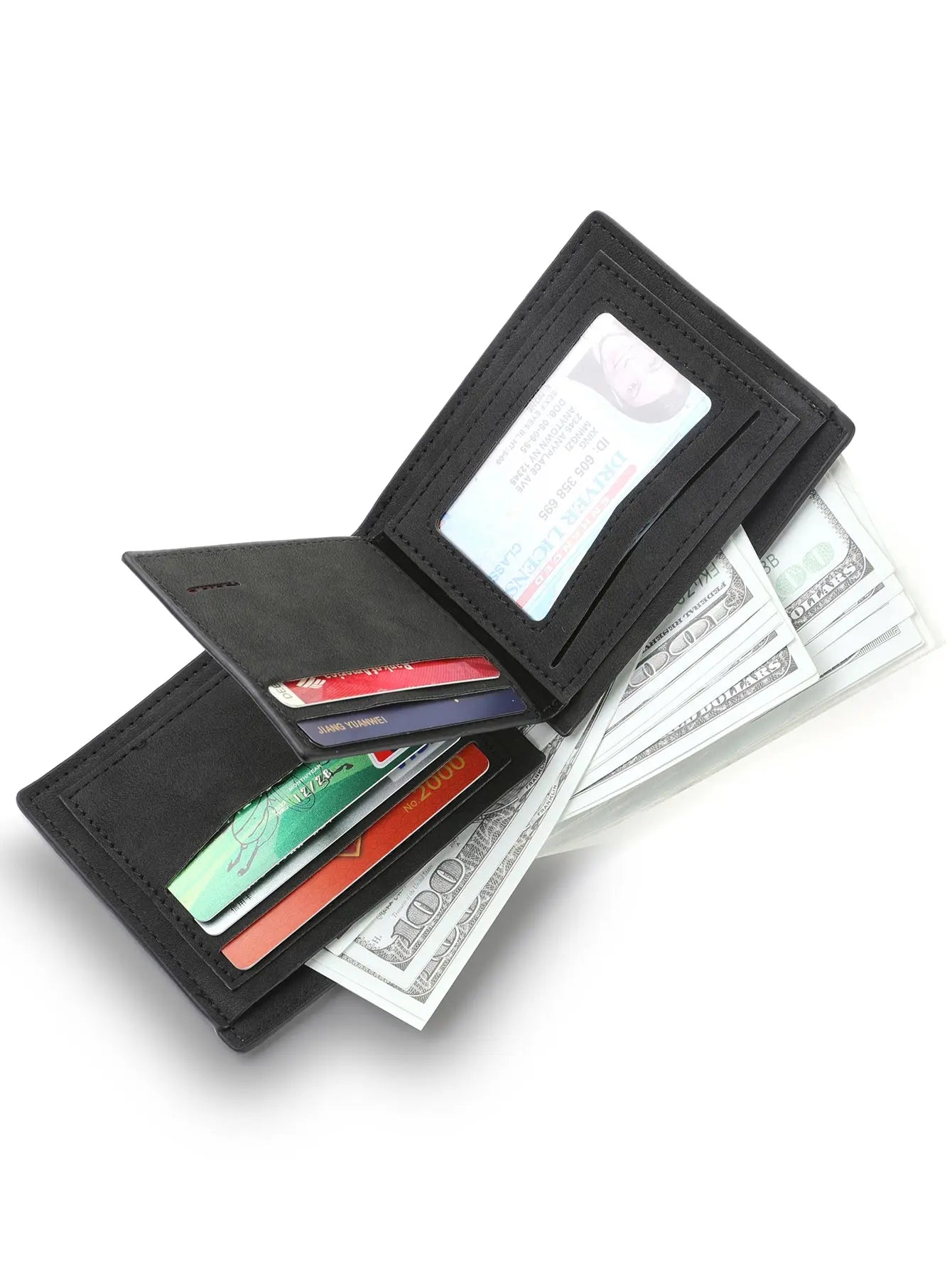 Retro JESUS Print Design Short Wallet
