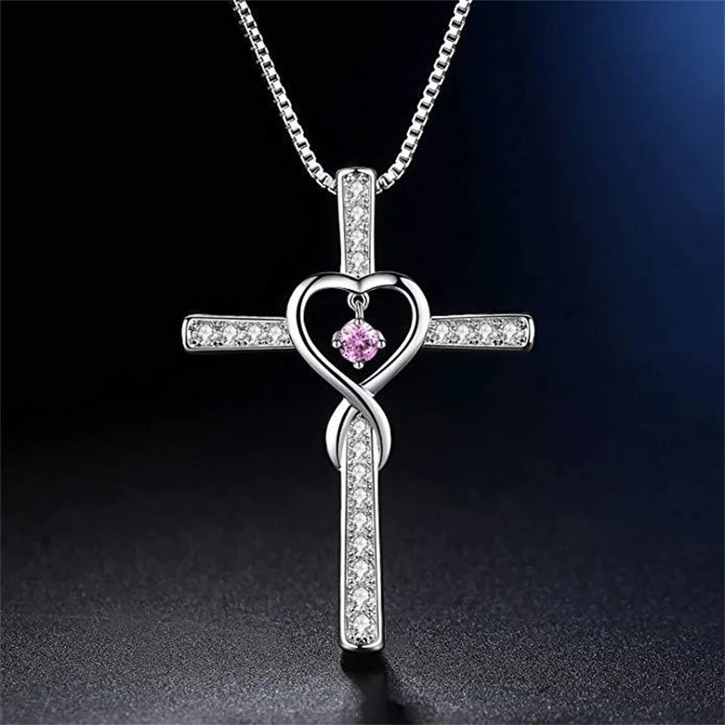Eternal Love Crystal Cross
