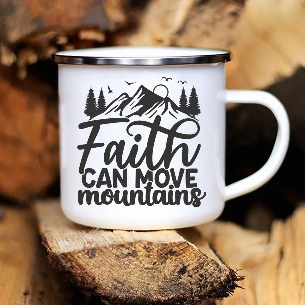 Faith Can Move Mountains Camping Mug Collection