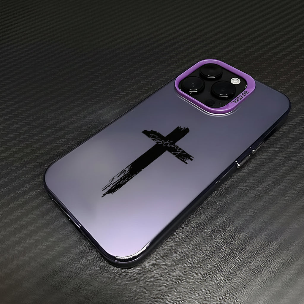 Painted Cross iPhone Case