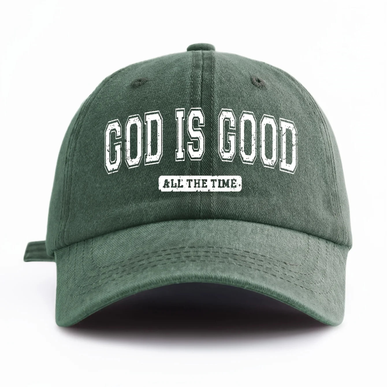 GOD IS GOOD Printed Water Washed Cap collection