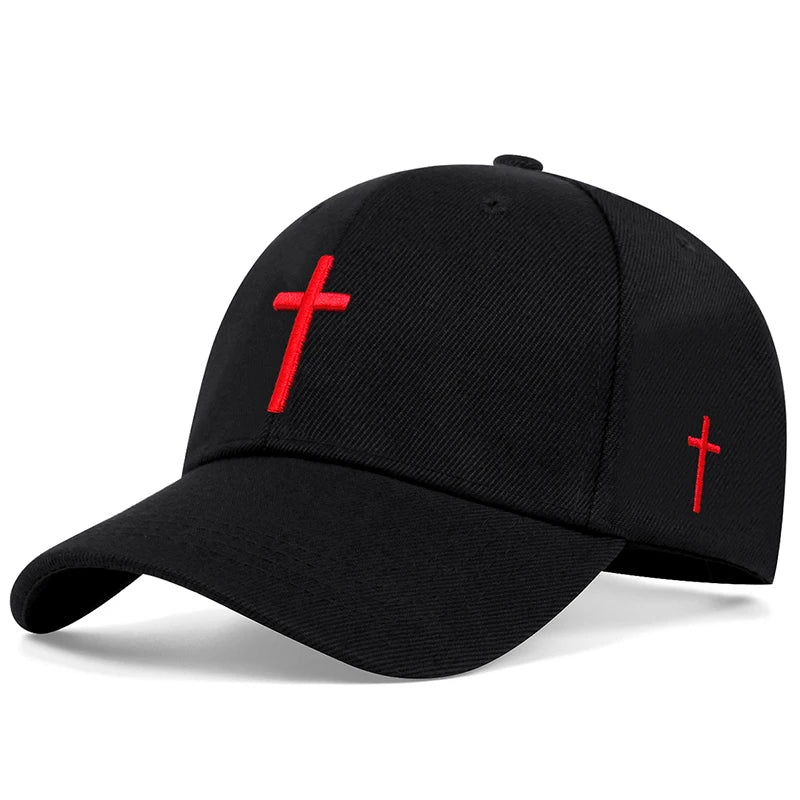 Cross Embroidery Baseball Cap