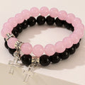 2-Piece Crystal Beaded Bracelets