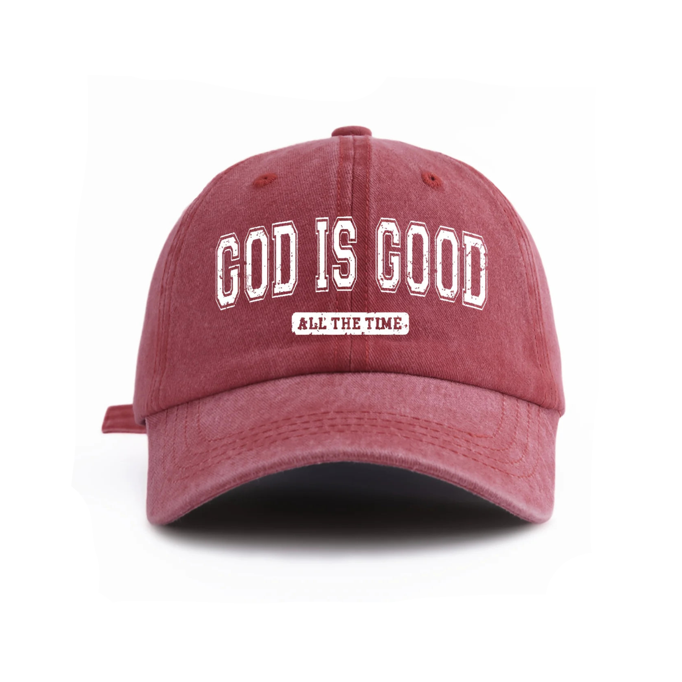 GOD IS GOOD Printed Water Washed Cap collection