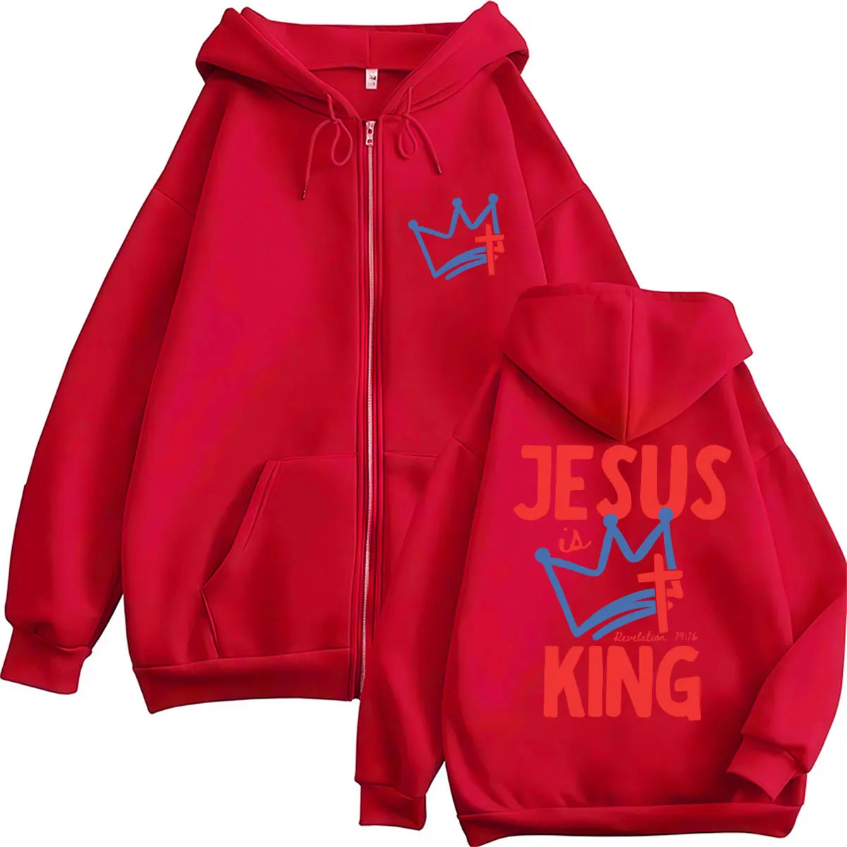 Jesus is King Revelation 19:16 Hoodie