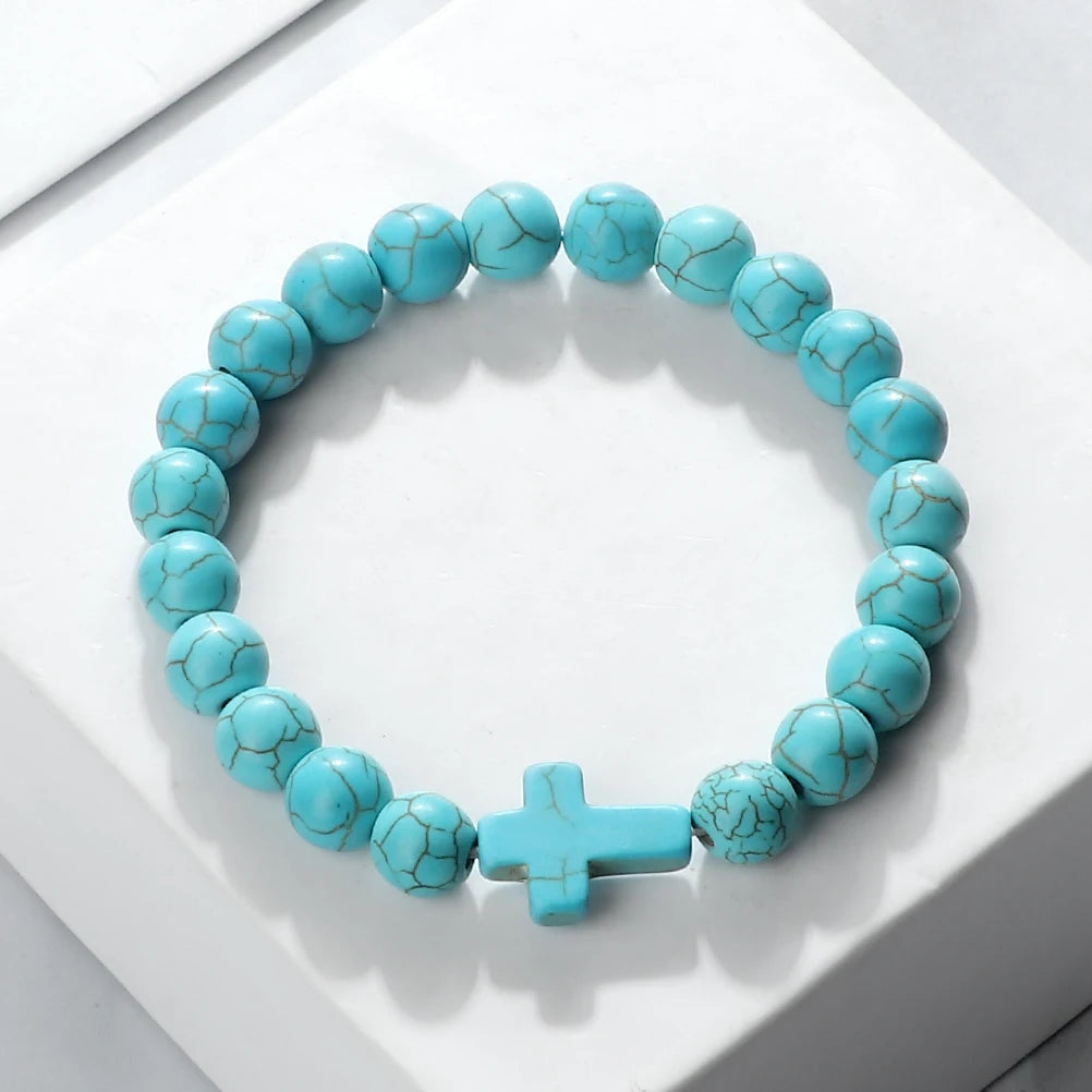 Natural Stone Onyx Beaded Bracelet Collection