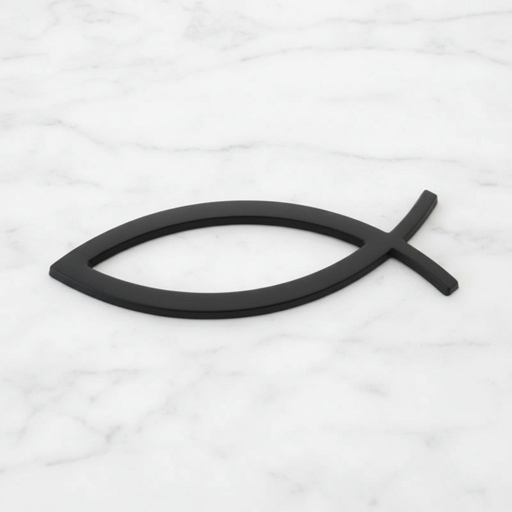Ichthys Fish 3D Metal Car Emblem