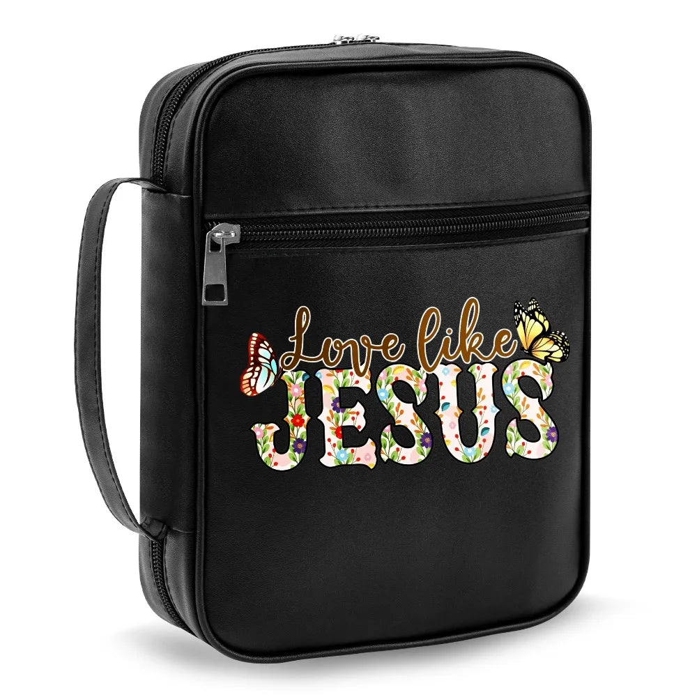 Love Like Jesus Floral Butterfly Bible Case