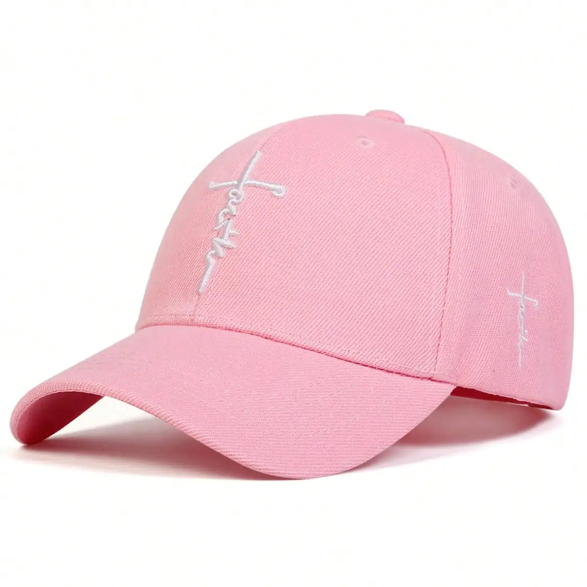 Faith Cross Embroidered Cap Collection