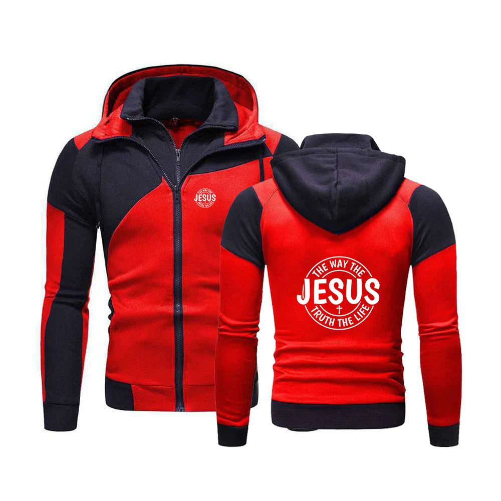 Jesus Way Truth Life Color-Blocked Jacket