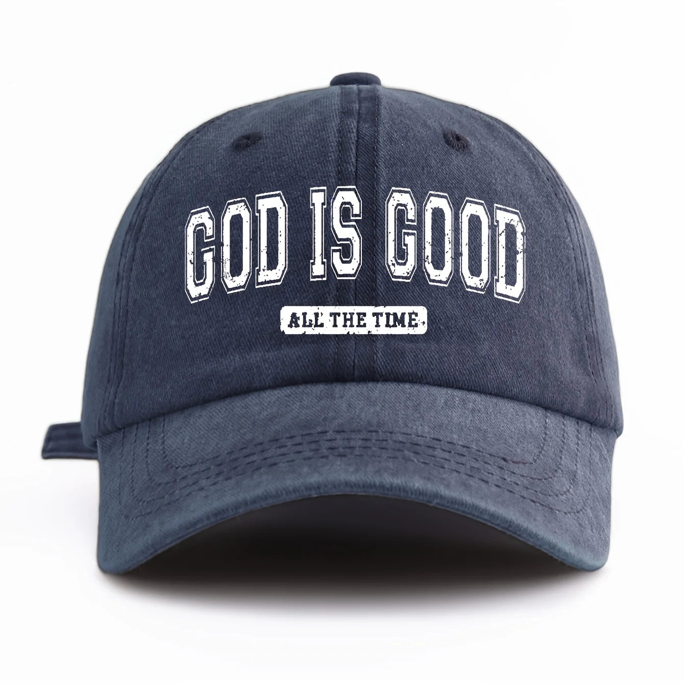 GOD IS GOOD Printed Water Washed Cap collection