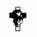 Jesus Crown of Thorns Cross Metal Wall Decor