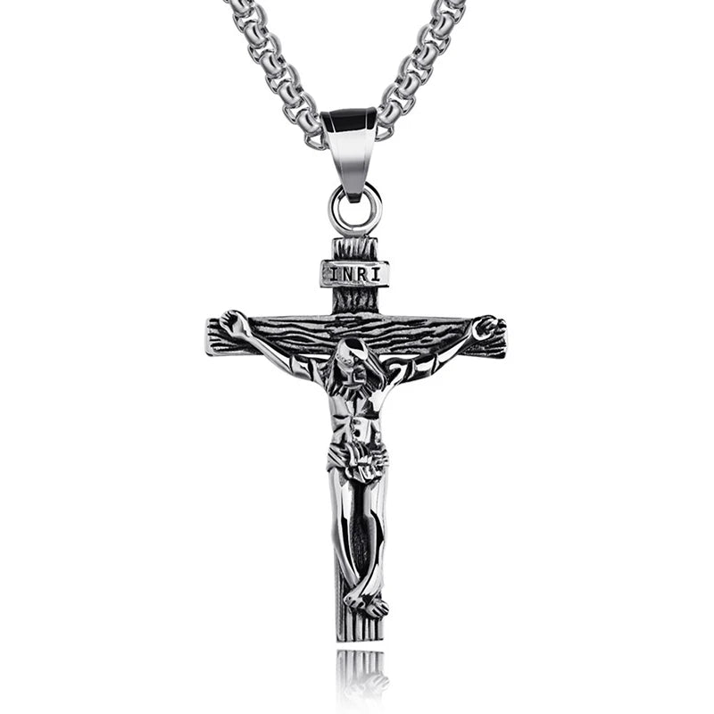 Jesus Crucifix Cross Necklace