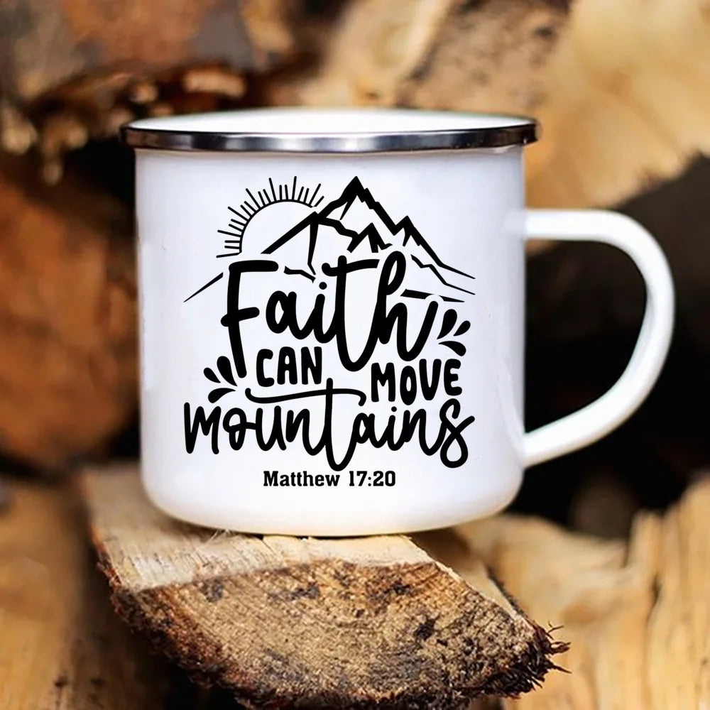 Faith Can Move Mountains Camping Mug Collection