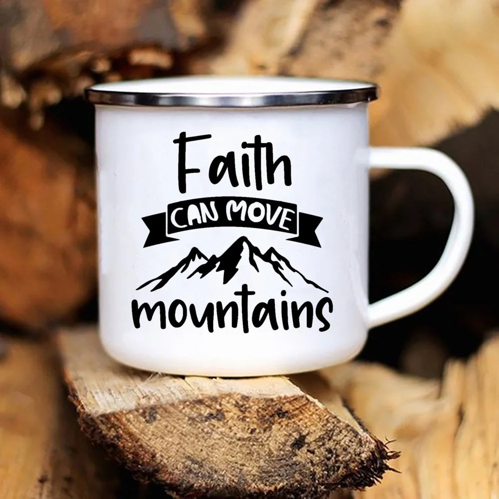 Faith Can Move Mountains Camping Mug Collection