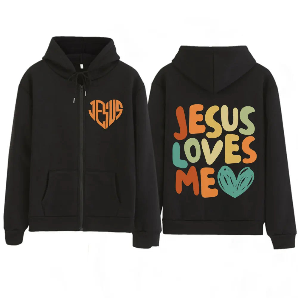 Jesus Loves Me Zip Hoodie Collection