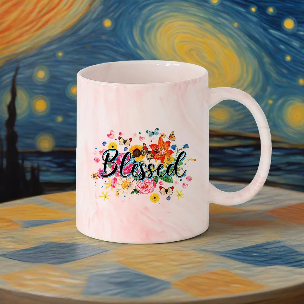 Colorful Ceramic Christian Mug Collection