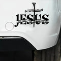 Jesus – The Way, The Truth, The Life Nail Cross Car Sticker