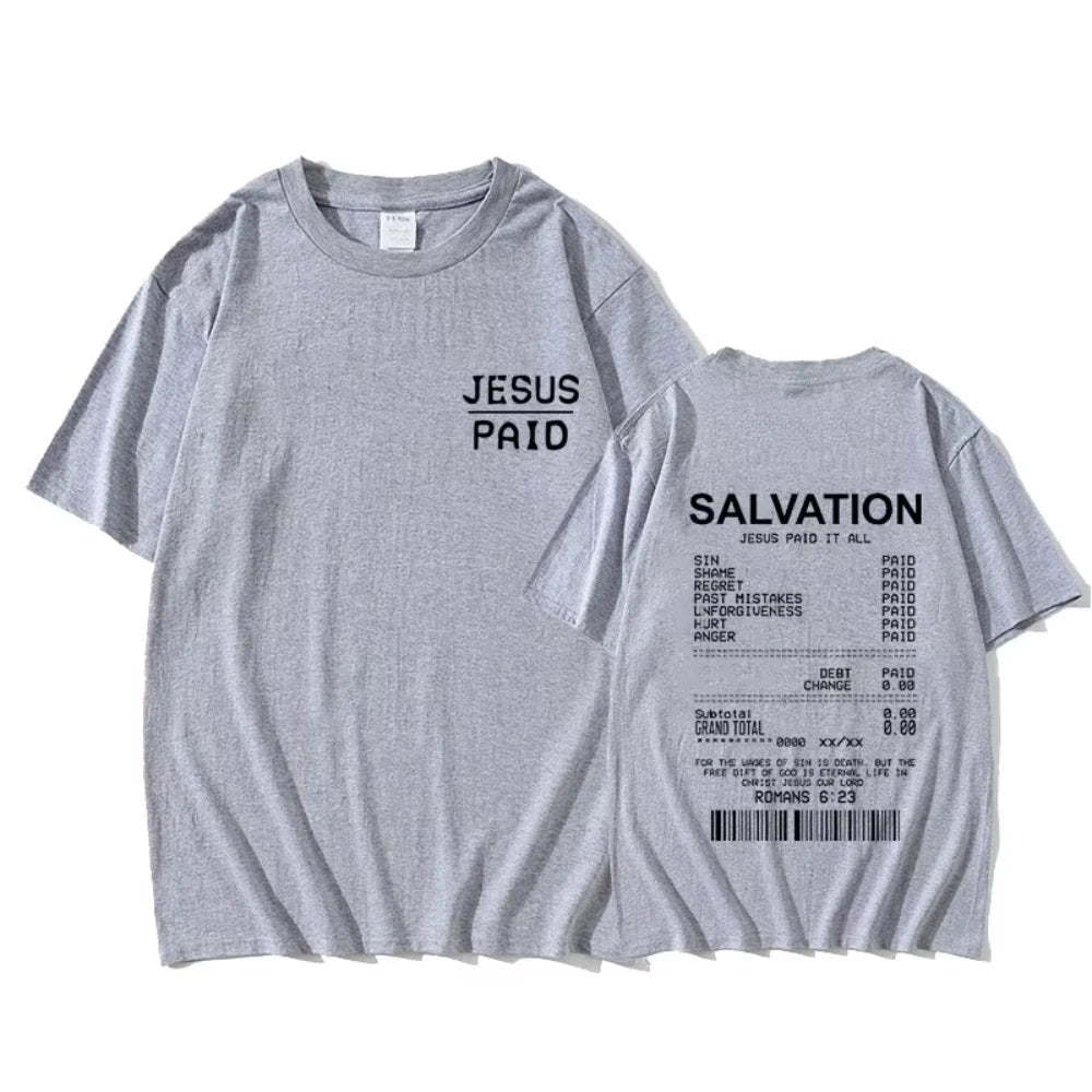 JESUS PAID Oversized T-Shirt Collection